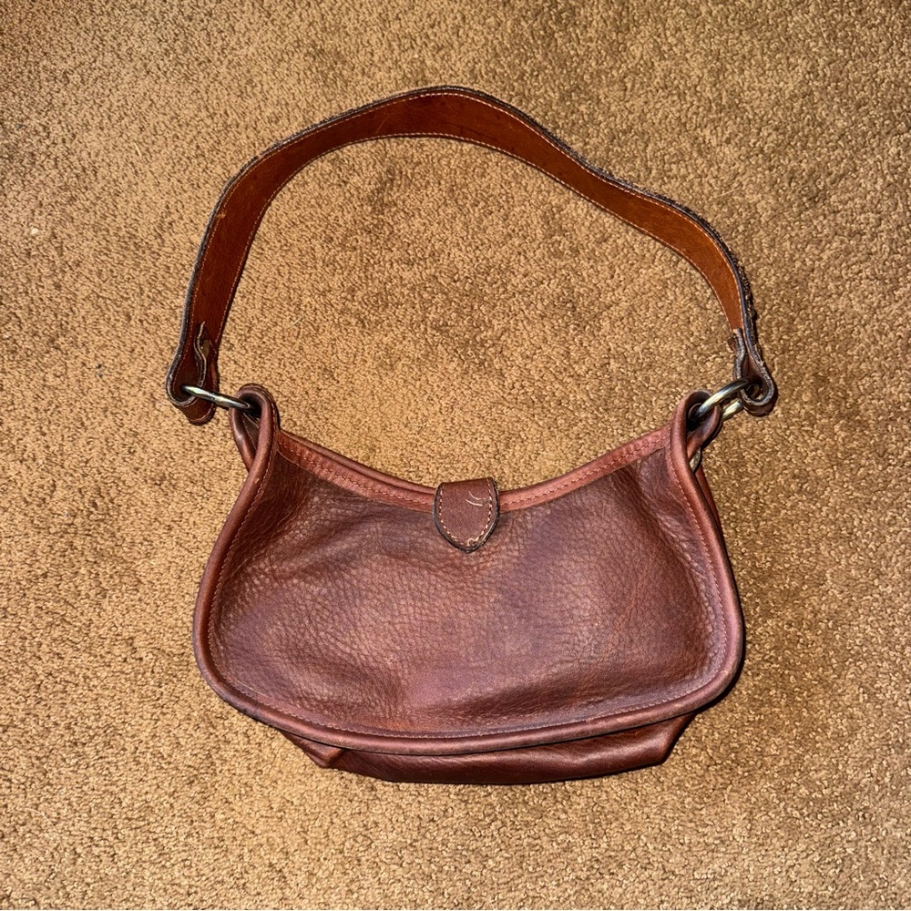 Brown and Tan Shoulder Bag with Western Accents - Picture 2 of 9